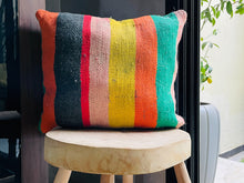 Load image into Gallery viewer, pillow cases,  home decor,  floor pillow,  kilim pillow,  seating,  Handmade,  Moroccan floor,  pillow,  Sofa Couch,  floor cushions,  pillowcase,  moroccan Pillow,  woolen Pillow
