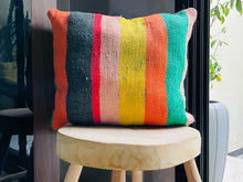 Load image into Gallery viewer, Handwoven Decorative Boho Throw Pillow - PI156
