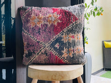 Load image into Gallery viewer, Decorative Pillows, Outdoor Pillow Cover, Window Seat Cushion, Moroccan Pillow, Outdoor Throw Pillow, Kilim Pillow Cover, Throw Pillow Cover, floor pillow, pillow cover, home decor, pillow cases, Floor Pouf, Kilim Pillows
