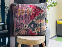 Load image into Gallery viewer, Decorative Pillows, Outdoor Pillow Cover, Window Seat Cushion, Moroccan Pillow, Outdoor Throw Pillow, Kilim Pillow Cover, Throw Pillow Cover, floor pillow, pillow cover, home decor, pillow cases, Floor Pouf, Kilim Pillows
