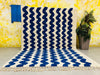 Authentic Moroccan Rug, Beni Ourain Rug, Custom Beni Ourain Rug, Large Moroccan Rug, Custom Rug, Blue Rug, Handmade wool Rug, Berber Carpet