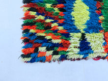 Load image into Gallery viewer, Boucherouite rug 3x6 - N7224