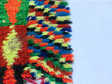 Load image into Gallery viewer, Boucherouite rug 3x6 - N7224