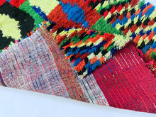 Load image into Gallery viewer, Boucherouite rug 3x6 - N7224