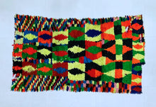 Load image into Gallery viewer, Boucherouite rug 3x6 - N7224