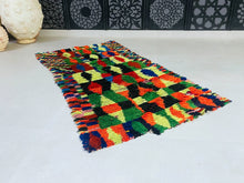 Load image into Gallery viewer, Boucherouite rug 3x6 - N7224