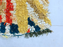 Load image into Gallery viewer, Long, narrow hallway rug with a unique Berber design.
