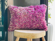 Load image into Gallery viewer, wool pillow,  soft pillow,  hand woven pillow,  home deco,  throw pillow,  cute cushion,  Cushion for Sofa,  Cushion for Living Room,  Soft Cushion,  Decorative Throw Pillow,  Soft PLush knot pillow,  Modern Cushion,  Square woven Seat cushion
