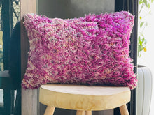 Load image into Gallery viewer, wool pillow,  soft pillow,  hand woven pillow,  home deco,  throw pillow,  cute cushion,  Cushion for Sofa,  Cushion for Living Room,  Soft Cushion,  Decorative Throw Pillow,  Soft PLush knot pillow,  Modern Cushion,  Square woven Seat cushion
