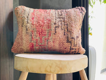 Load image into Gallery viewer, berber pillow,  moroccan pillow,  red pillow,  bohemian pillow,  wool pillow,  handwoven pillow,  moroccan cushion,  berber cushion,  bohemian cushion,  amazigh cushion
