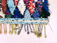 Load image into Gallery viewer, AUTHENTIC BOUCHEROUITE RUG 4x7 ft - G5913, Boucherouite Rugs, The Wool Rugs, The Wool Rugs, 
