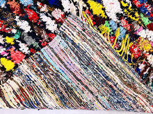Load image into Gallery viewer, AUTHENTIC BOUCHEROUITE RUG 4x7 ft - G5913, Boucherouite Rugs, The Wool Rugs, The Wool Rugs, 
