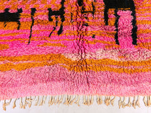 Load image into Gallery viewer, Pink Flame Abstract Art Rug 5x8 ft - G5465
