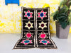 Elegant Moroccan Boucherouite rug 3x5 ft - G5920