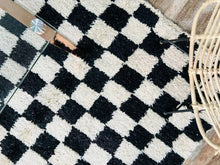 Load image into Gallery viewer, Checkered Beni Ourain rug 5x6 - CH81
