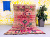 Vintage Moroccan Wool Rug 5x10 FT - G5205