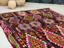 Load image into Gallery viewer, Colorful Vintage Moroccan Rug 6x12 - F67, Rugs, The Wool Rugs, The Wool Rugs, 
