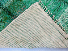 Load image into Gallery viewer, solid green rug,9x10 area rug,antique rug,area rug,berber rug,boujad rug,handmade rug,hand woven rug,moroccan rug,moroccan rugs,old rug,tribal rug,vintage rug
