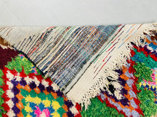 Load image into Gallery viewer, Colorful Handwoven Moroccan Kilim Rug 2x9 ft  - N7043
