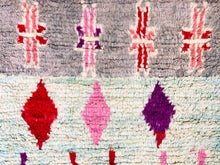 Load image into Gallery viewer, Vibrant Berber Runner Rug 2x10 ft - G5417
