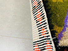 Load image into Gallery viewer, Moroccan Rug,  Boucherouite Rug,  Berber Rug,  Runner Rug,  Vintage Rug,  Area Rug,  Colorful Rug,  Abstract Rug,  Free Shipping,  Handmade Rug,  Handwoven Rug,  Living Room Rug,  Soft Rug,  Home and Living,  Floor and Rugs.
