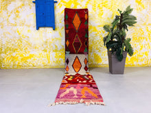 Load image into Gallery viewer, Artistic Berber Runner Rug 2x12 - G5418-B11
