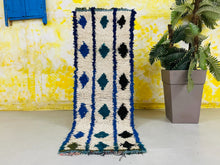 Load image into Gallery viewer, Handwoven Moroccan Diamond Rug 2x6 ft - N7047, Runner, The Wool Rugs, The Wool Rugs, 
