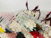 Load image into Gallery viewer, Colorful Patchwork Boucherouite Rug 3x7 ft - N7049

