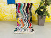 Colorful Handwoven Boucherouite Rug 2x6 ft - N7051