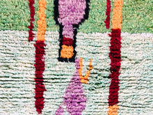 Load image into Gallery viewer, Green Runner Rug 2x11 ft - G5424
