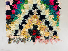 Load image into Gallery viewer, Boucherouite Rug 3x5 ft - N7054, Runner, The Wool Rugs, The Wool Rugs, 
