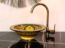 Load image into Gallery viewer, MARRAKESH Ceramic Bathroom Vessel Sink, Moroccan Sink, The Wool Rugs, The Wool Rugs, 
