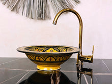 Load image into Gallery viewer, MARRAKESH Ceramic Bathroom Vessel Sink, Moroccan Sink, The Wool Rugs, The Wool Rugs, 
