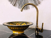 Load image into Gallery viewer, MARRAKESH Ceramic Bathroom Vessel Sink, Moroccan Sink, The Wool Rugs, The Wool Rugs, 
