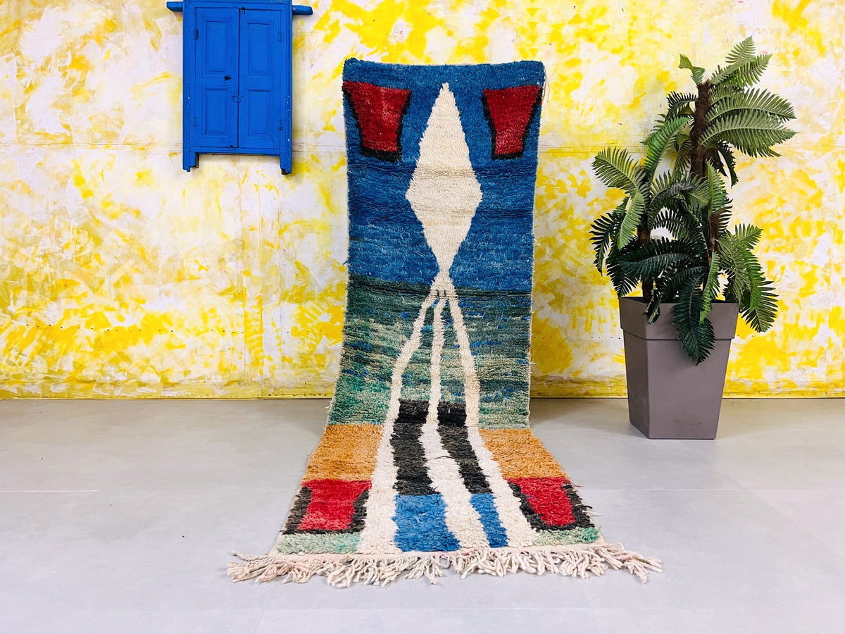 Runnr area rug 3x10 ft G5431 The Wool Rugs