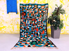 Load image into Gallery viewer, Colorful Wool rug 4x8 FT - GP189

