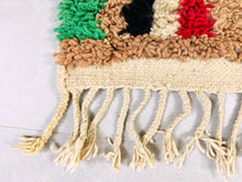 Load image into Gallery viewer, Colorful Moroccan Berber Runner Rug 2x9 ft- G5437
