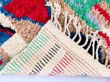 Load image into Gallery viewer, Colorful Moroccan Berber Runner Rug 2x9 ft- G5437
