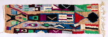 Load image into Gallery viewer, Colorful Moroccan Berber Runner Rug 2x9 ft- G5437
