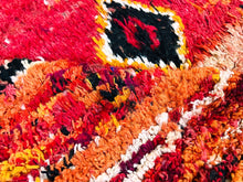 Load image into Gallery viewer, Red Moroccan wool rug  5x7 ft - G5997
