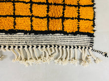 Load image into Gallery viewer, Mustard yellow Moroccan rug - Custom size rug
