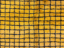 Load image into Gallery viewer, Mustard yellow Moroccan rug - Custom size rug
