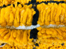 Load image into Gallery viewer, Mustard yellow Moroccan rug - Custom size rug
