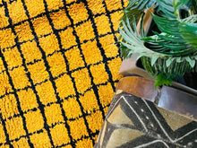 Load image into Gallery viewer, Mustard yellow Moroccan rug - Custom size rug
