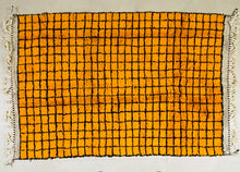 Load image into Gallery viewer, Mustard yellow Moroccan rug - Custom size rug
