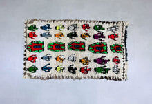 Load image into Gallery viewer, Moroccan Rug Vintage 4x6 ft - N7095, Boucherouite Rugs, The Wool Rugs, The Wool Rugs, 
