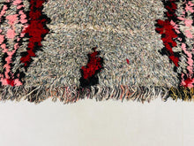 Load image into Gallery viewer, Moroccan Rug, Morrocan Rug, Boucherouite Rug, Runner Rug, Vintage Rug, Vintage Boucherouite, Bohemian Rug, Soft Wool Rug, Long Runner Rug, Abstract Rug, Berber Rug, Tapis Marocain, Colorful Rug
