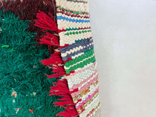 Load image into Gallery viewer, Moroccan Boucherouite rug 3x6 ft - N7116, Boucherouite Rugs, The Wool Rugs, The Wool Rugs, 
