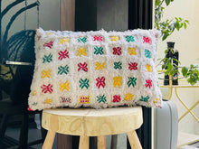 Load image into Gallery viewer, flower throw pillow, Home Decor, cushion cover, throw pillow covers, boho pillow, decorative pillows, gift for her, farmhouse decor, accent pillow cover
