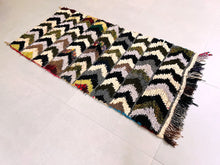 Load image into Gallery viewer, Boucherouite rug 3x5 ft - G5967
